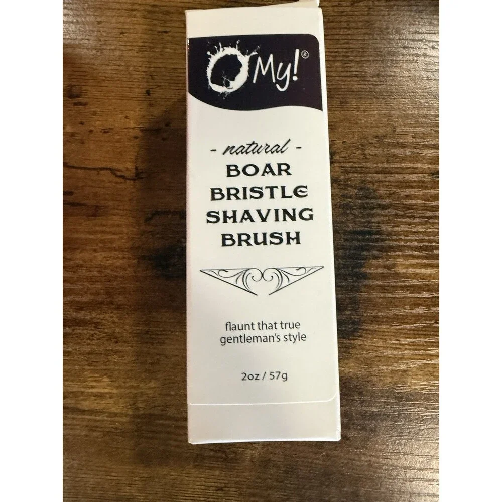 OH MY!  Natural Boar Bristle Shave Brush Lot of 9